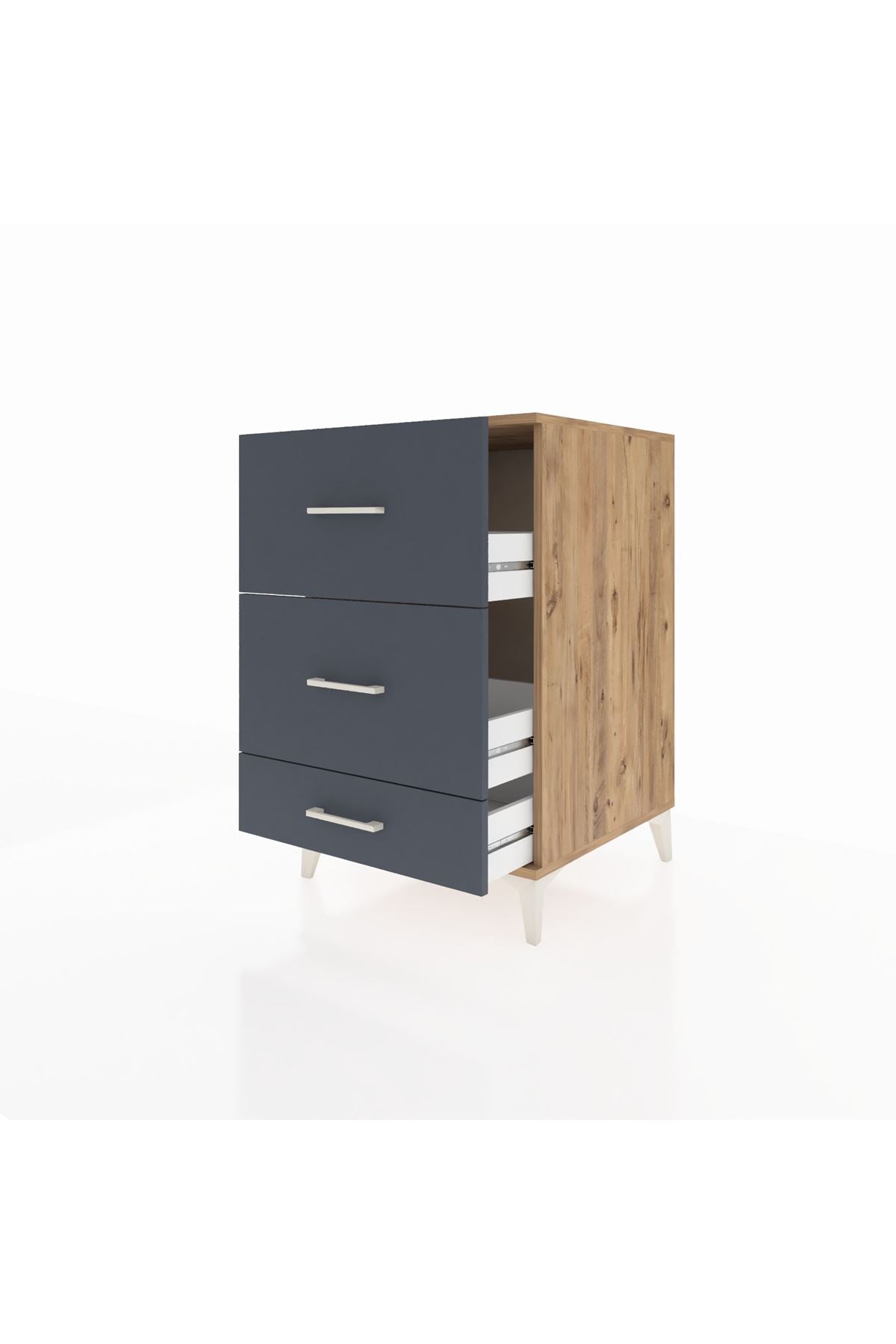 Kronos Komodin 3 Çekmeceli 60x59x96 - S80M012V8C