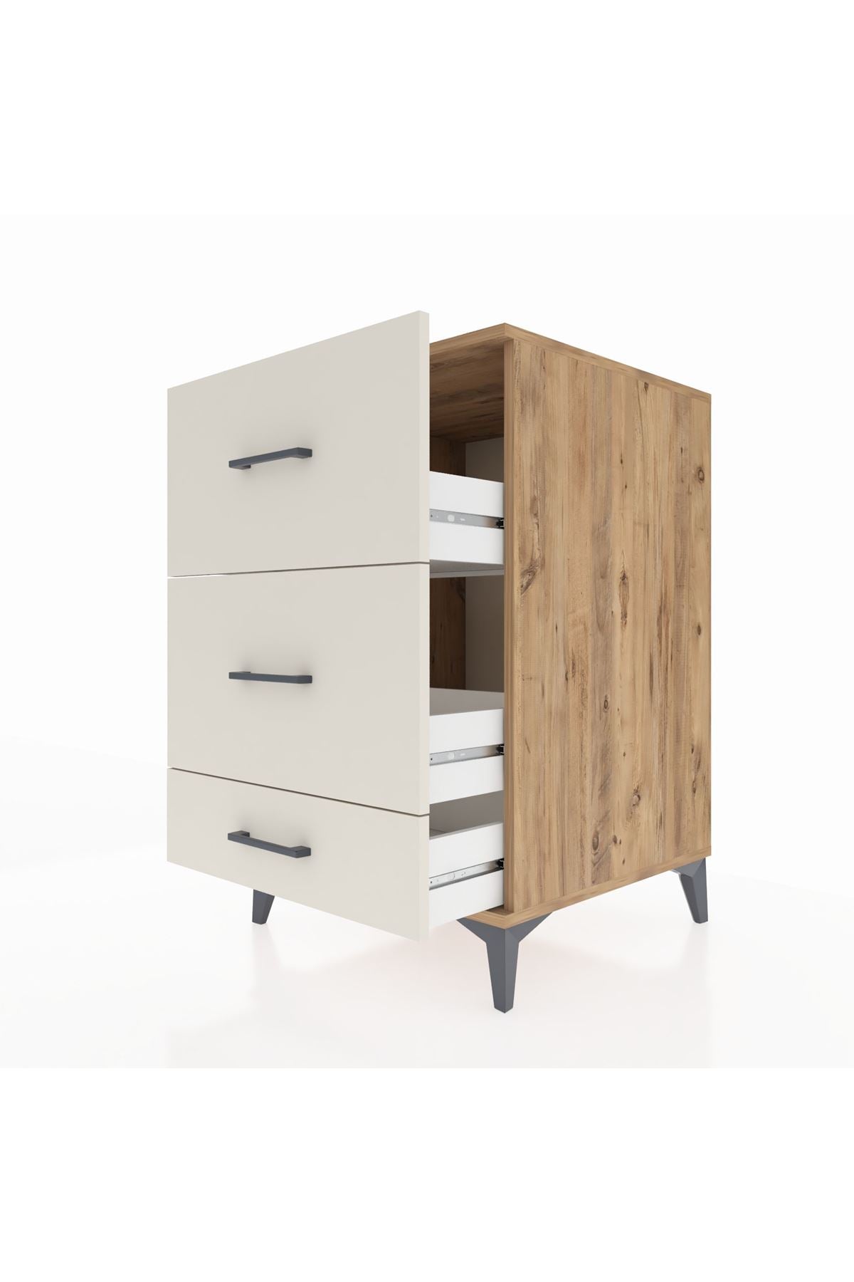 Kronos Komodin 3 Çekmeceli 60x59x96 - S80M012V7C