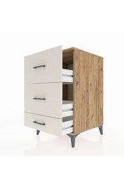 Kronos Komodin 3 Çekmeceli 60x59x96 - S80M012V7C