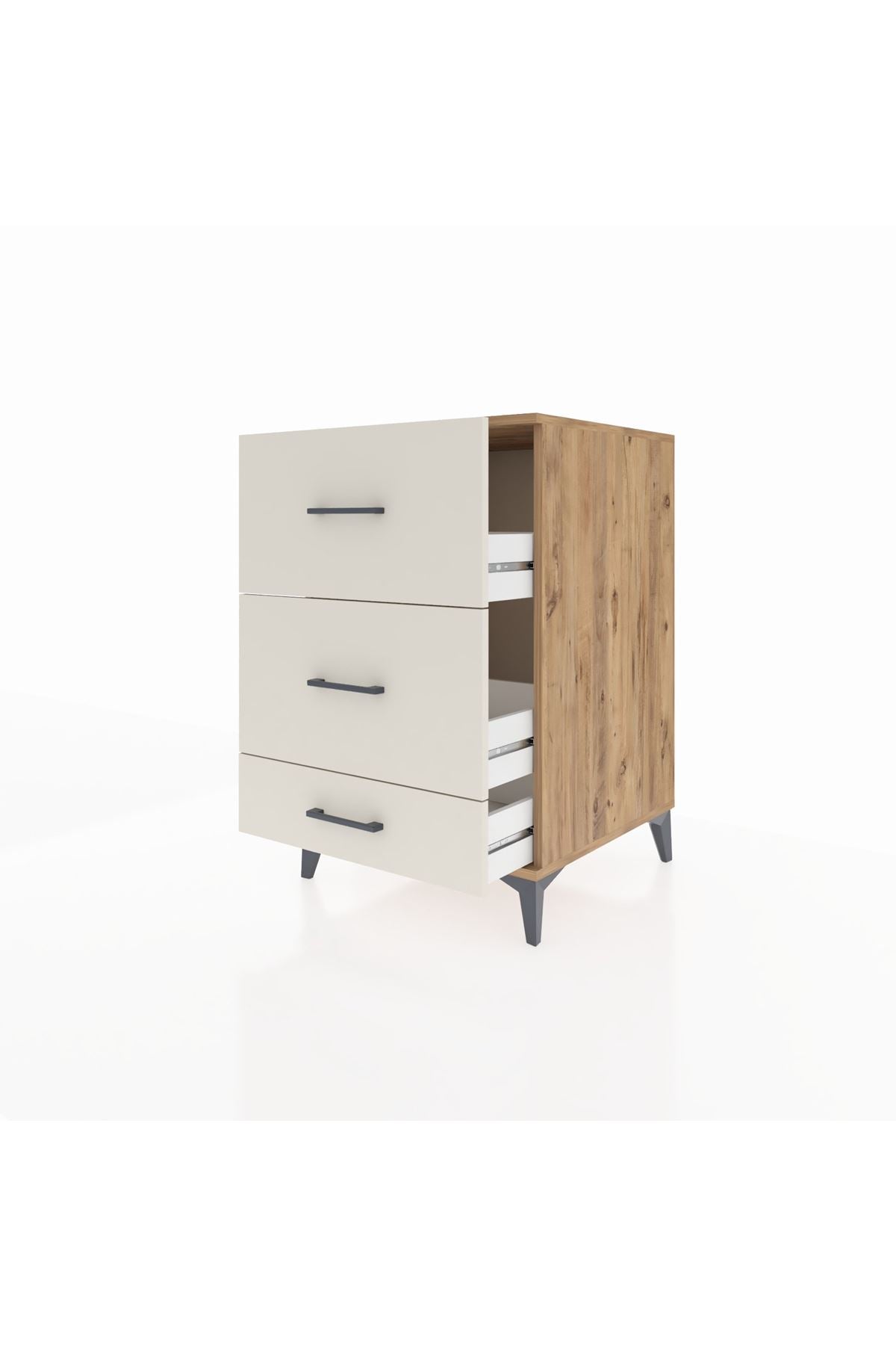 Kronos Komodin 3 Çekmeceli 60x59x96 - S80M012V7C