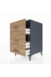 Kronos Komodin 3 Çekmeceli 60x59x96 - S80M012V6C