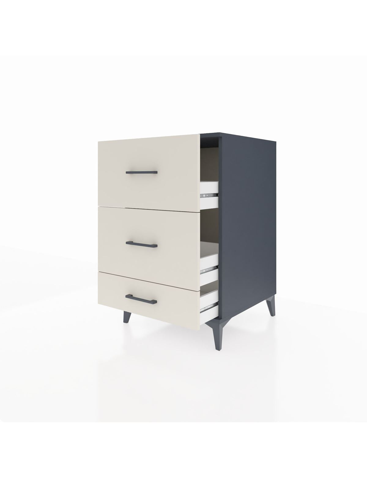 Kronos Komodin 3 Çekmeceli 60x59x96 - S80M012V4C