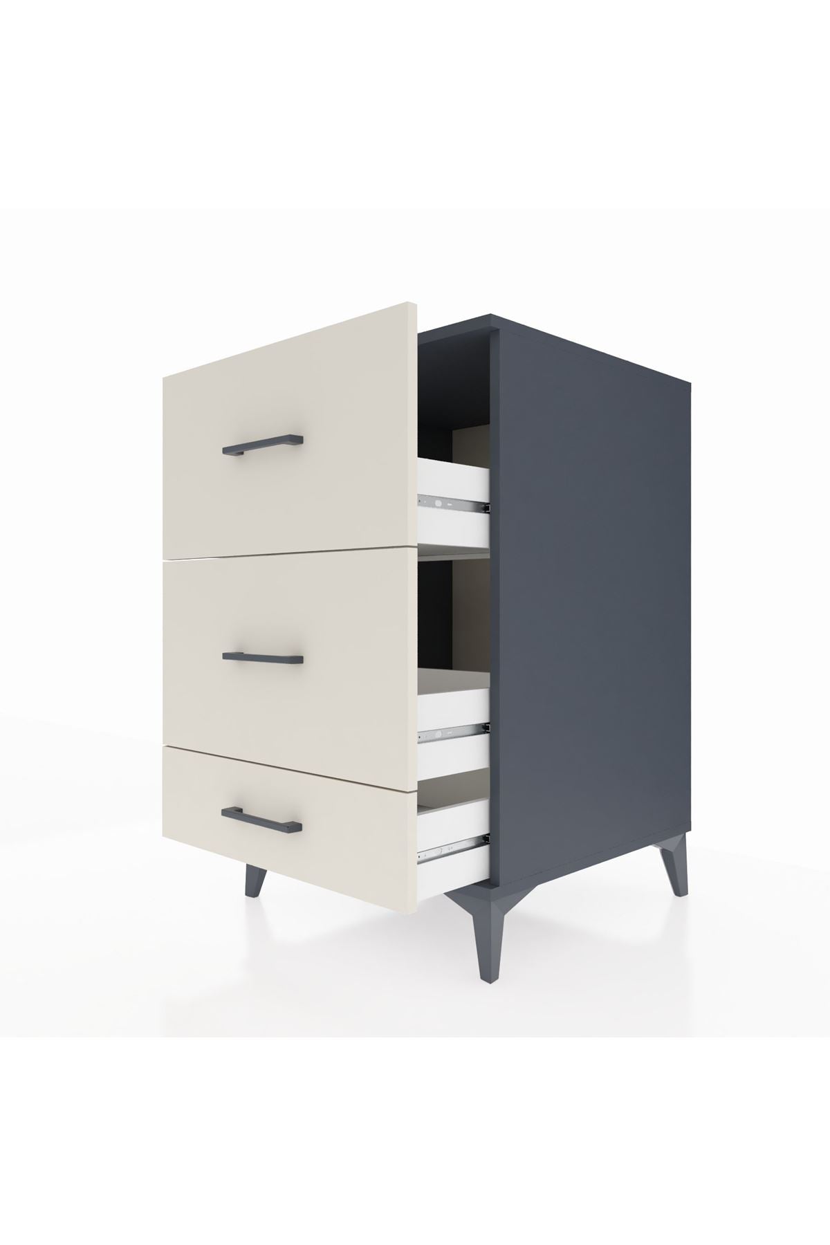 Kronos Komodin 3 Çekmeceli 60x59x96 - S80M012V4C