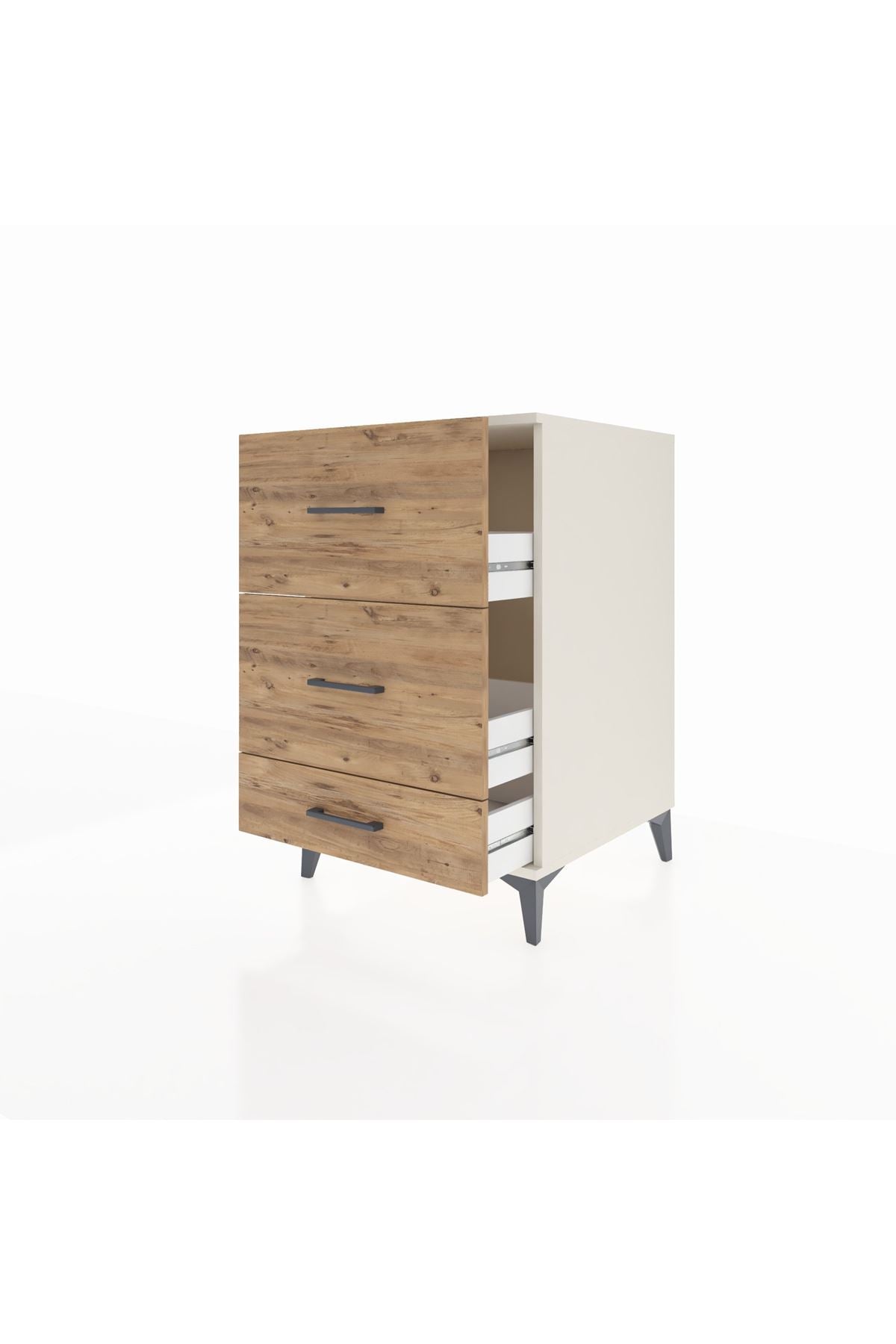 Kronos Komodin 3 Çekmeceli 60x59x96 - S80M012V3C