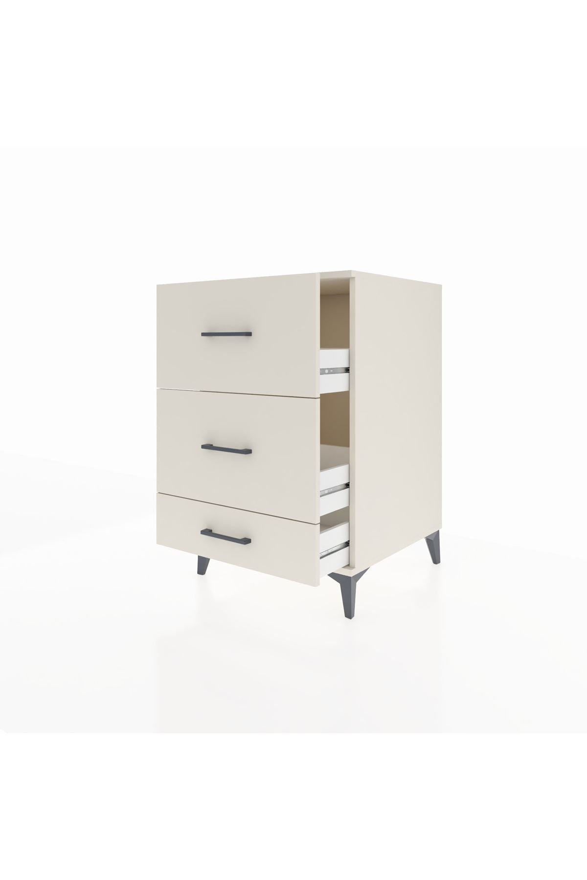 Kronos Komodin 3 Çekmeceli 60x59x96 - S80M012V1C