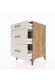 Kronos Komodin 3 Çekmeceli 60x59x96 - S80M011V7C