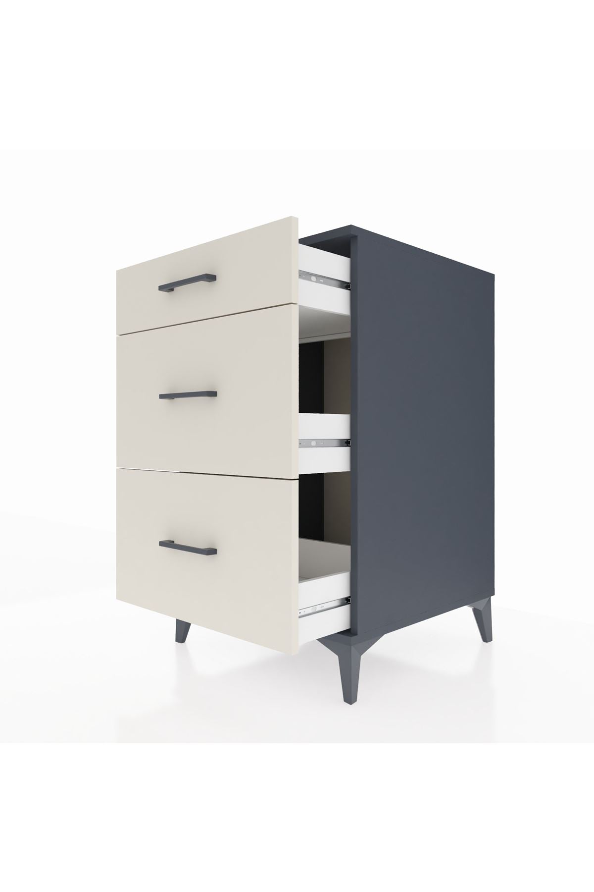 Kronos Komodin 3 Çekmeceli 60x59x96 - S80M011V4C