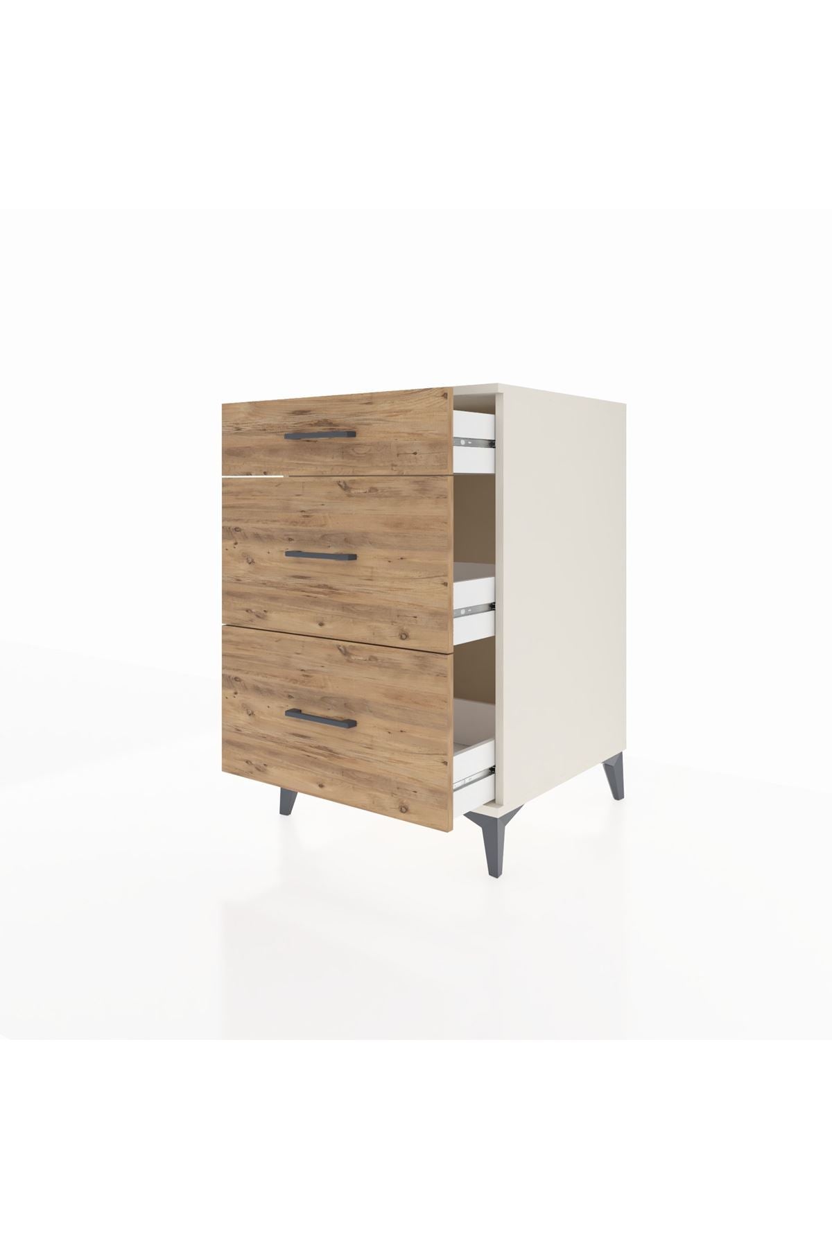 Kronos Komodin 3 Çekmeceli 60x59x96 - S80M011V3C