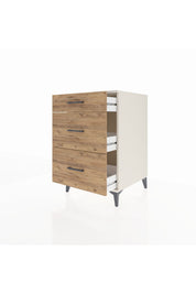 Kronos Komodin 3 Çekmeceli 60x59x96 - S80M011V3C