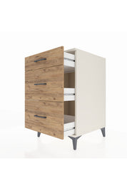 Kronos Komodin 3 Çekmeceli 60x59x96 - S80M011V3C