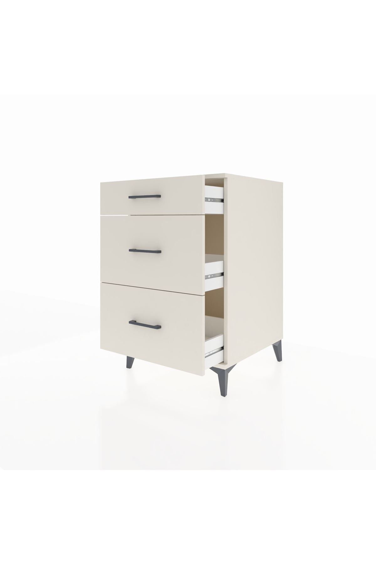 Kronos Komodin 3 Çekmeceli 60x59x96 - S80M011V1C
