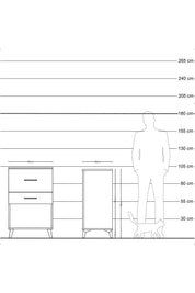 Kronos Komodin 2 Çekmeceli 60x59x96 - S80M008V9C