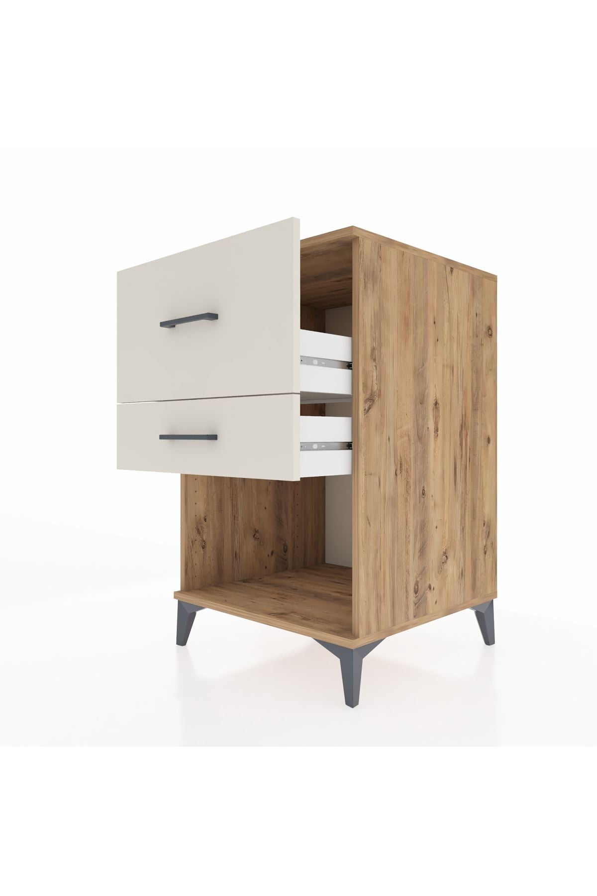 Kronos Komodin 2 Çekmeceli 60x59x96 - S80M008V7C