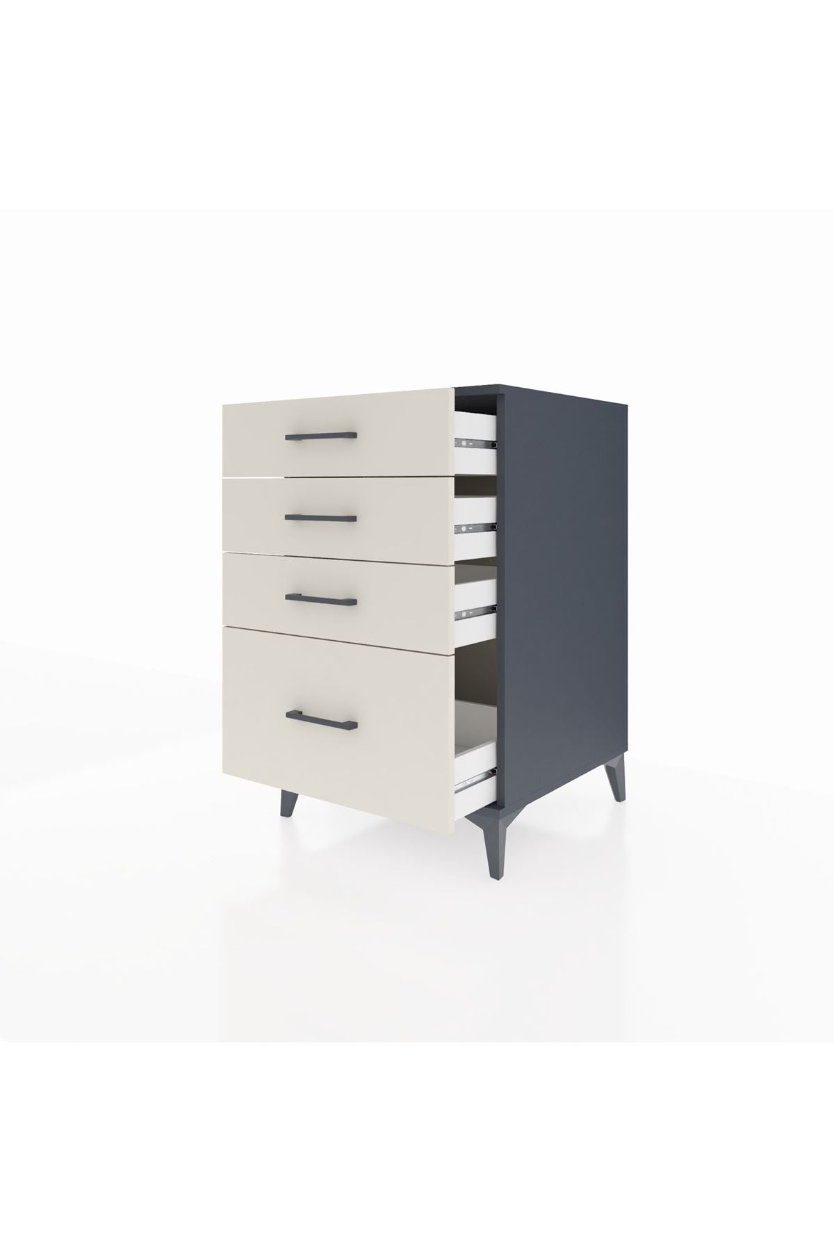 Kronos Komodin 4 Çekmeceli 60x59x96 - S80M007V4C