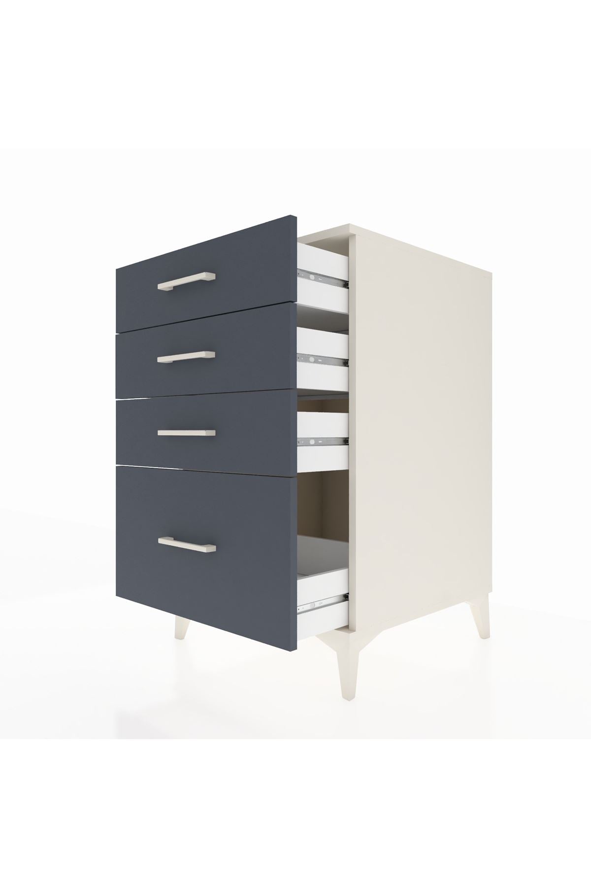 Kronos Komodin 4 Çekmeceli 60x59x96 - S80M007V2C