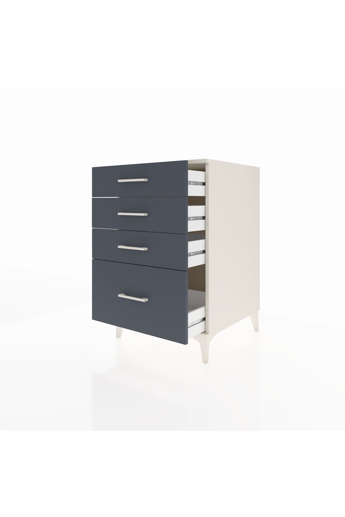 Kronos Komodin 4 Çekmeceli 60x59x96 - S80M007V2C