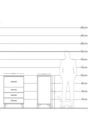 Kronos Komodin 4 Çekmeceli 60x59x96 - S80M006V5C
