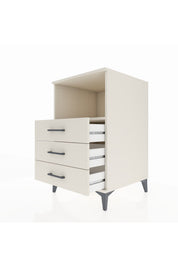 Kronos Komodin Tek Raflı 3 Çekmeceli 60x59x96 - S80M005V1C