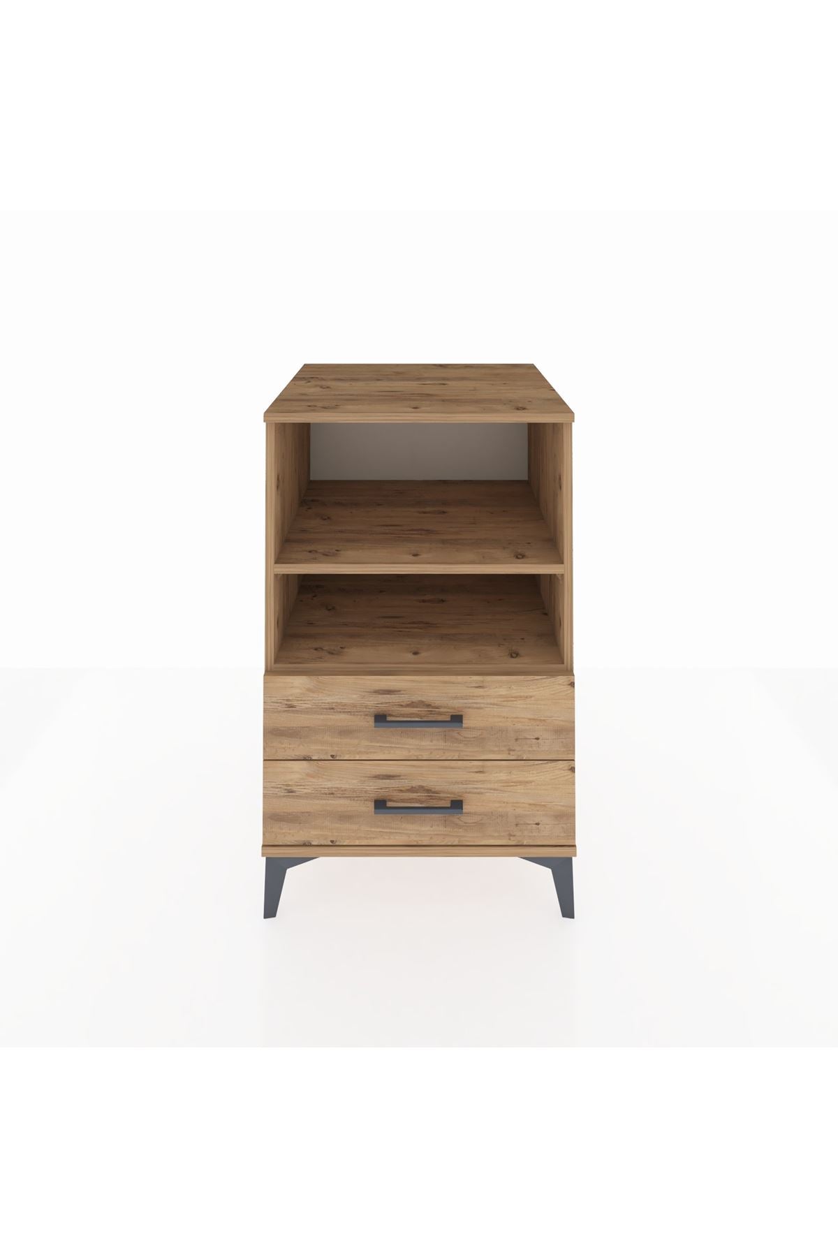 Kronos Komodin 2 Raflı 2 Çekmeceli 60x59x96 - S80M004V9C