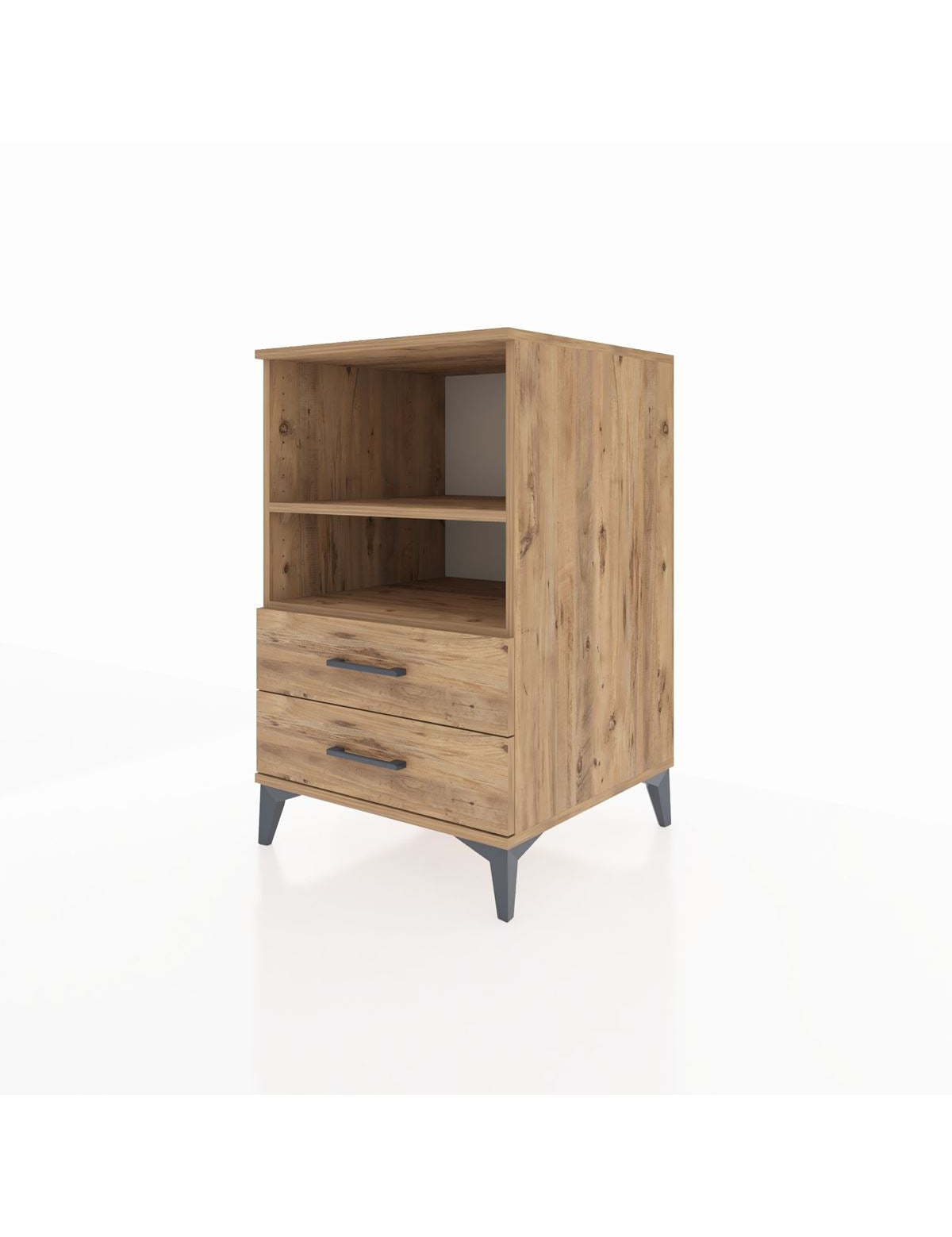 Kronos Komodin 2 Raflı 2 Çekmeceli 60x59x96 - S80M004V9C