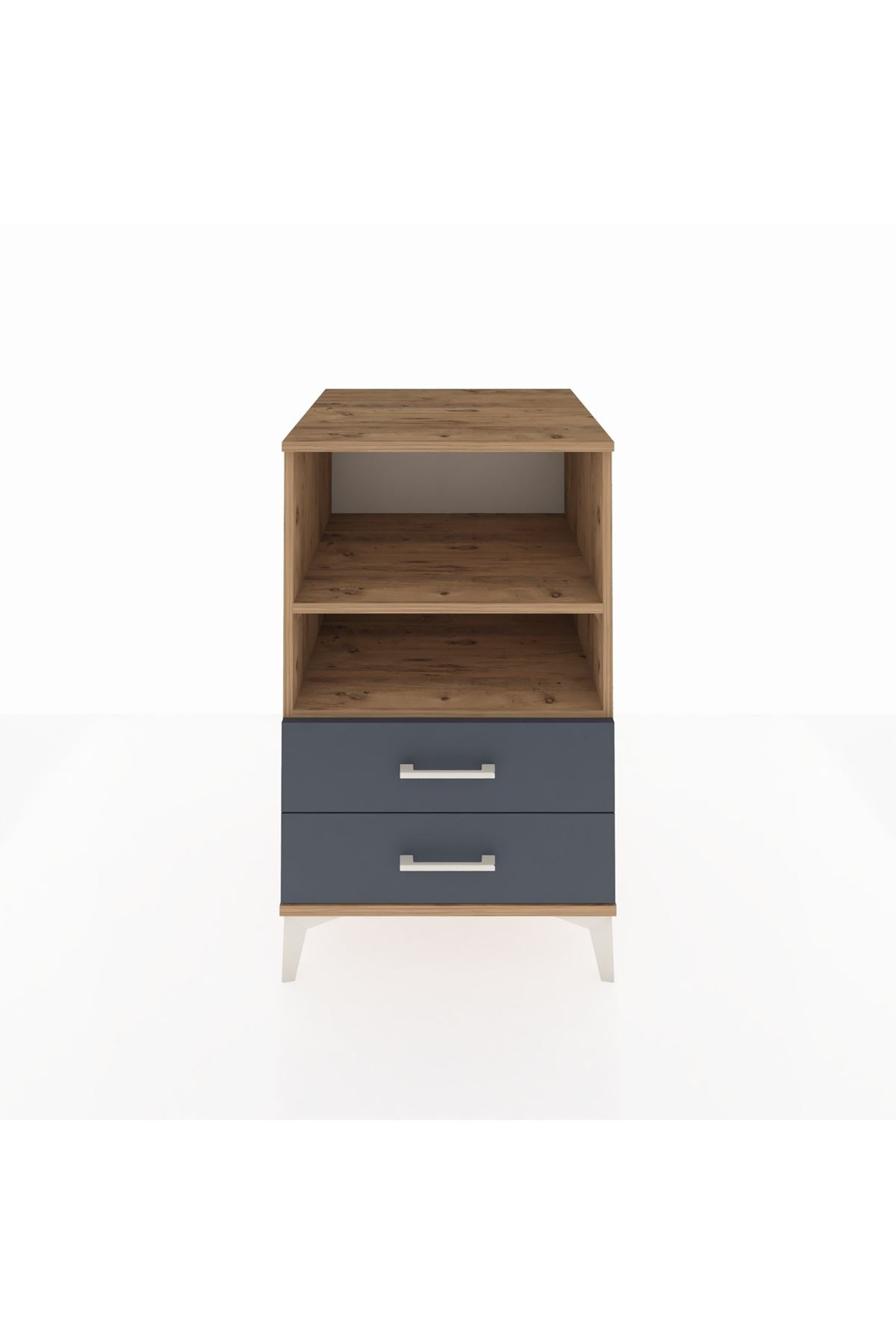 Kronos Komodin 2 Raflı 2 Çekmeceli 60x59x96 - S80M004V8C