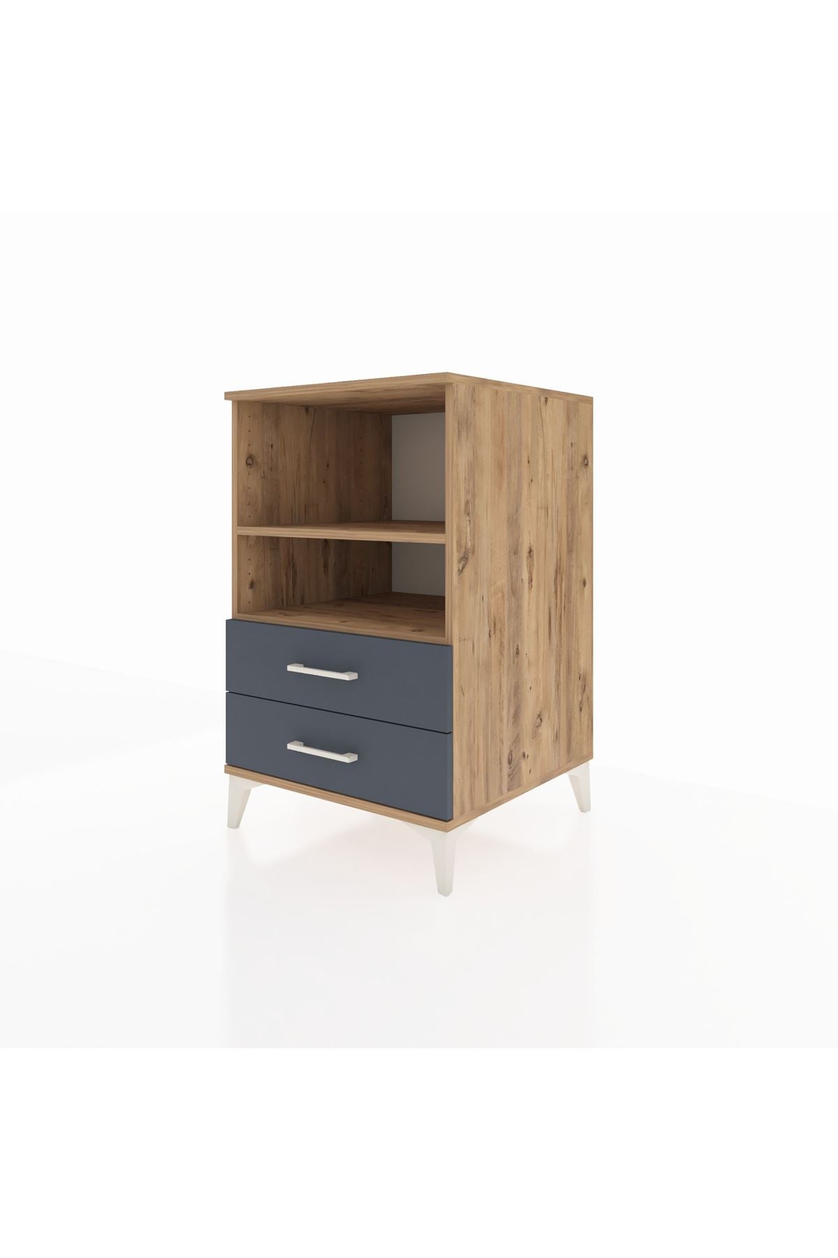 Kronos Komodin 2 Raflı 2 Çekmeceli 60x59x96 - S80M004V8C
