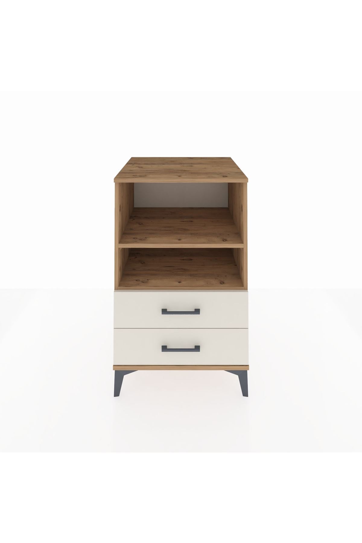 Kronos Komodin 2 Raflı 2 Çekmeceli 60x59x96 - S80M004V7C