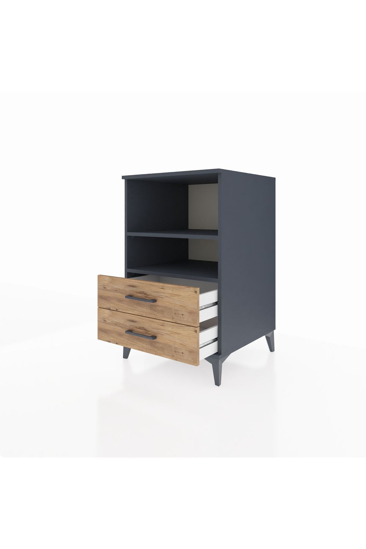 Kronos Komodin 2 Raflı 2 Çekmeceli 60x59x96 - S80M004V6C