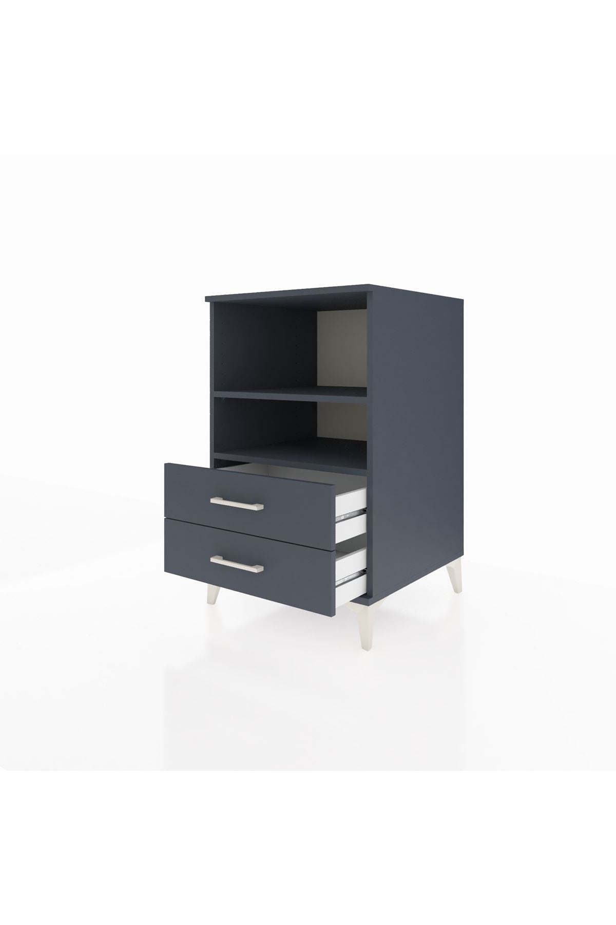 Kronos Komodin 2 Raflı 2 Çekmeceli 60x59x96 - S80M004V5C