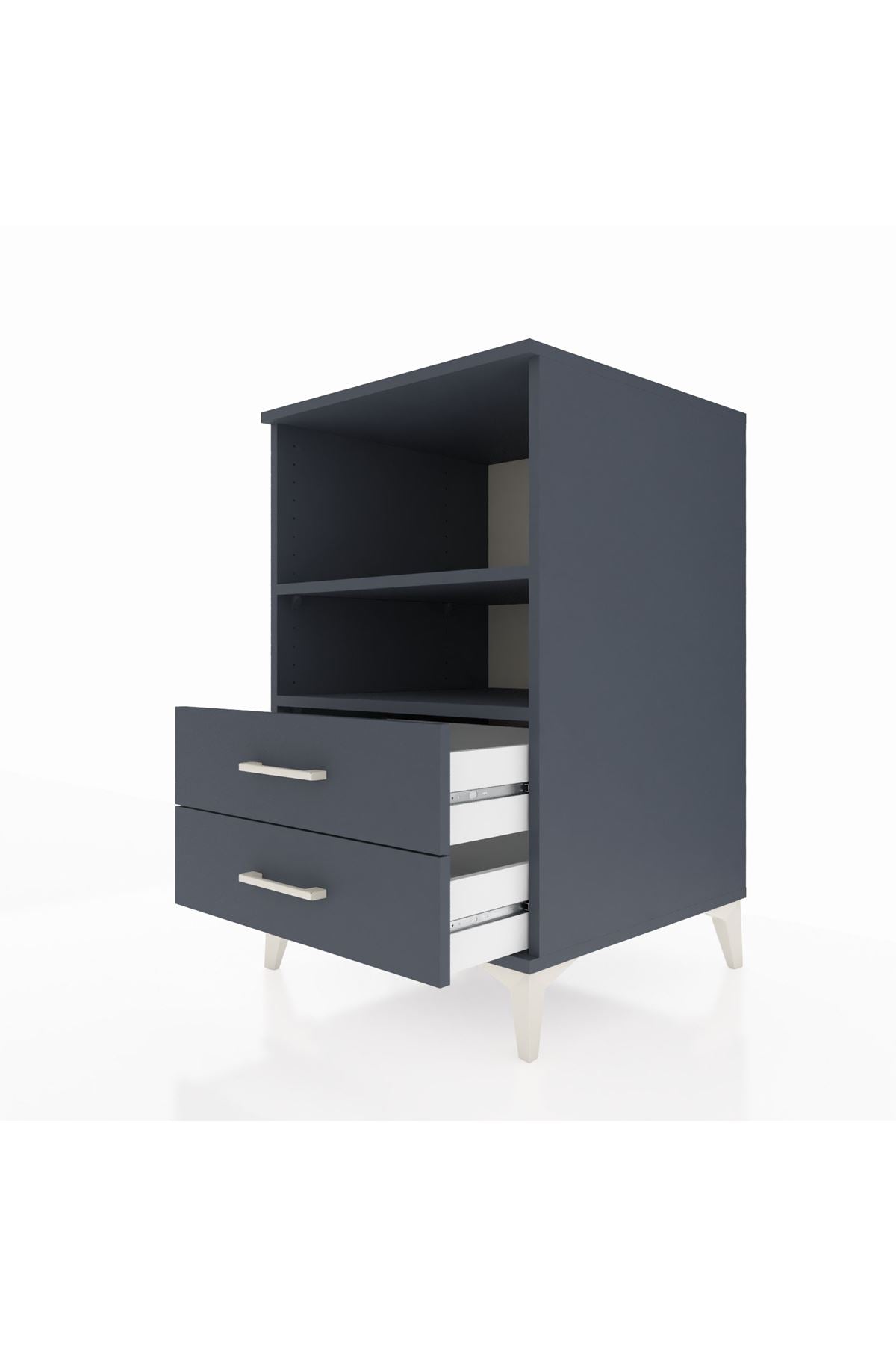 Kronos Komodin 2 Raflı 2 Çekmeceli 60x59x96 - S80M004V5C