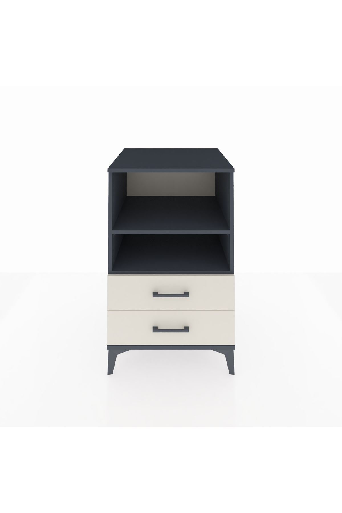 Kronos Komodin 2 Raflı 2 Çekmeceli 60x59x96 - S80M004V4C