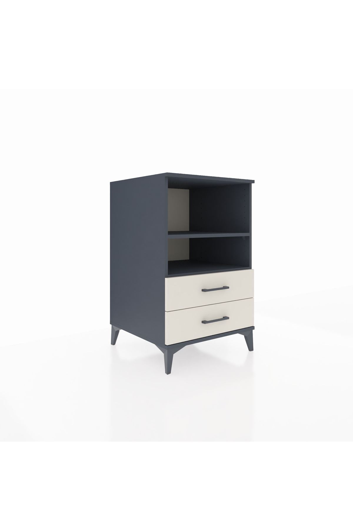 Kronos Komodin 2 Raflı 2 Çekmeceli 60x59x96 - S80M004V4C