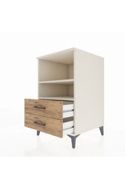 Kronos Komodin 2 Raflı 2 Çekmeceli 60x59x96 - S80M004V3C