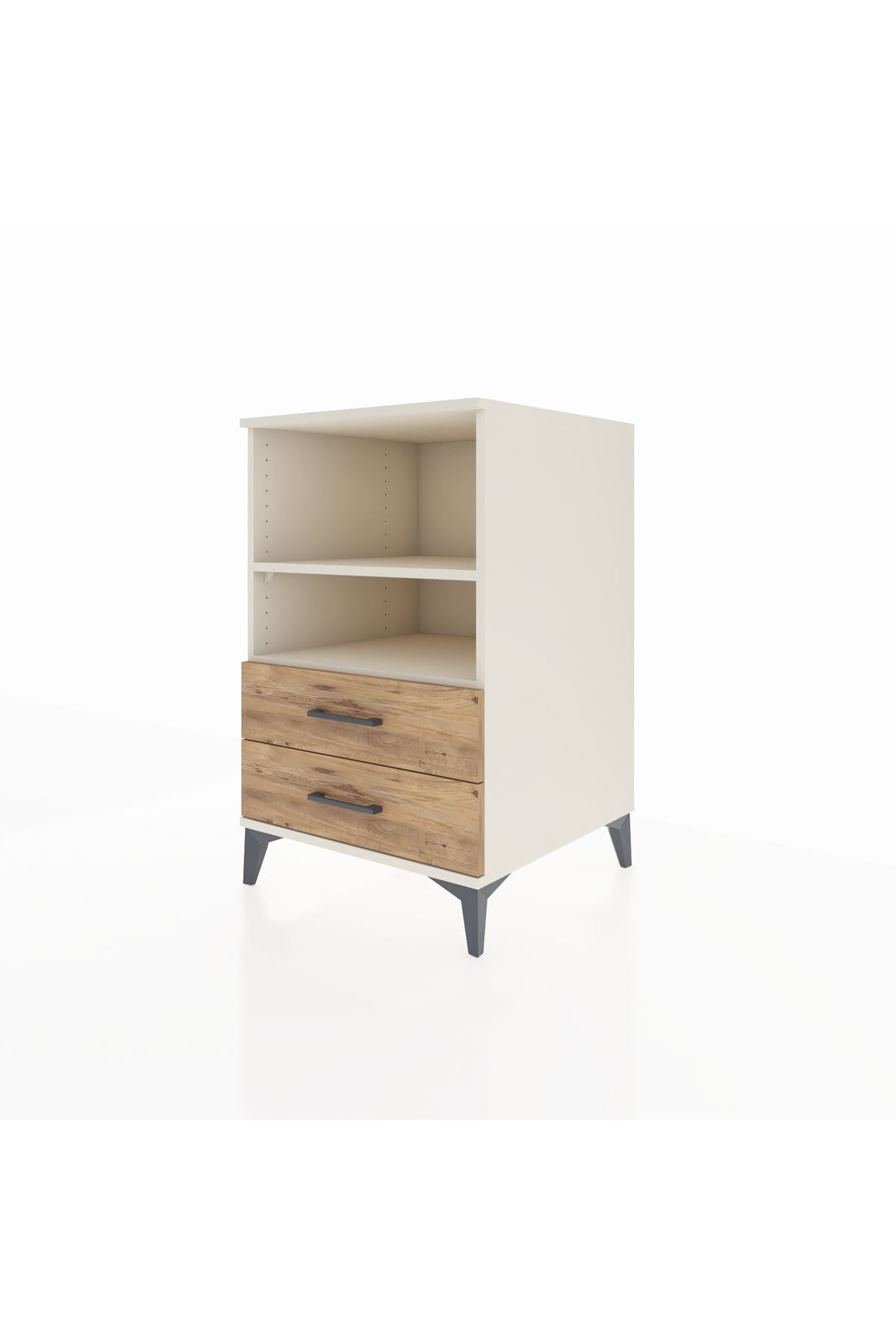 Kronos Komodin 2 Raflı 2 Çekmeceli 60x59x96 - S80M004V3C