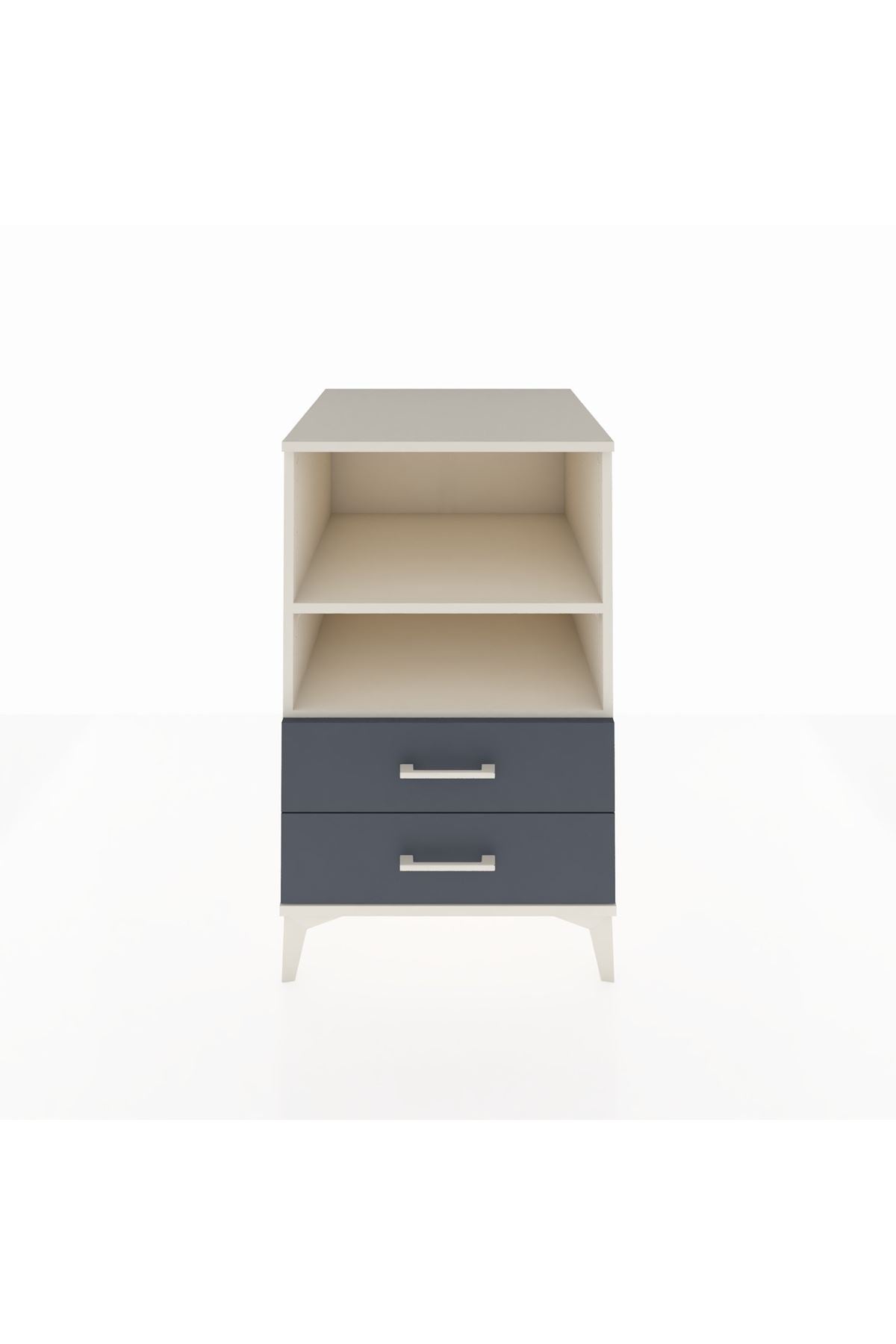 Kronos Komodin 2 Raflı 2 Çekmeceli 60x59x96 - S80M004V2C