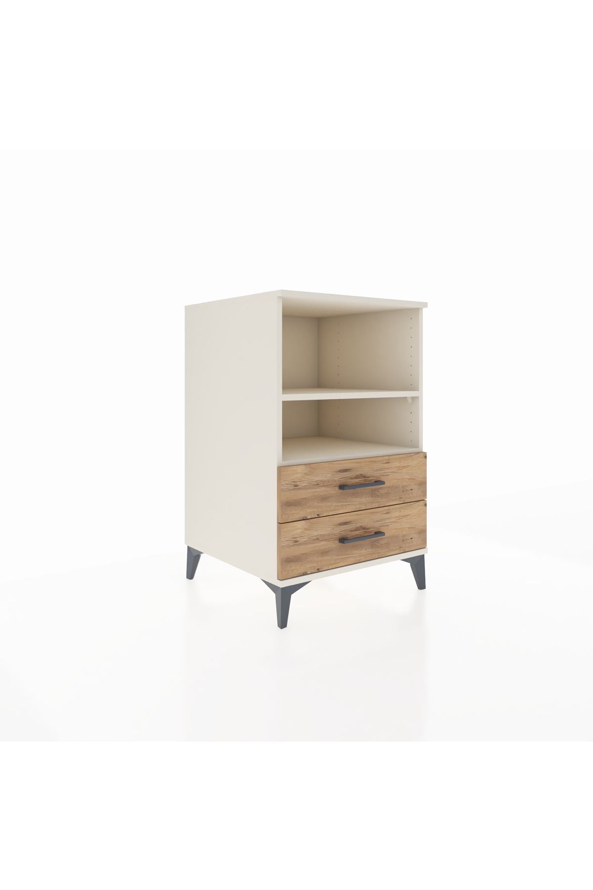 Kronos Komodin 2 Raflı 2 Çekmeceli 60x59x96 - S80M004V3C