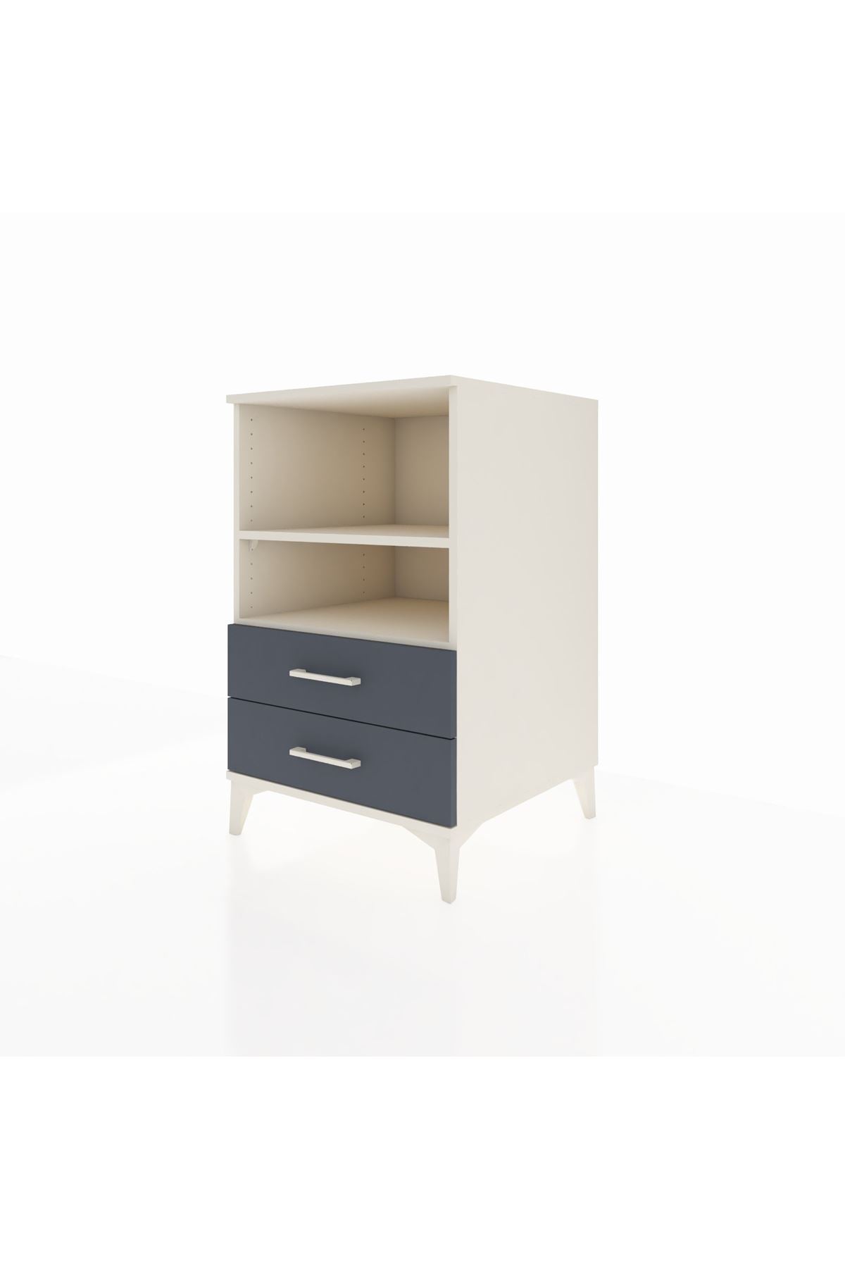Kronos Komodin 2 Raflı 2 Çekmeceli 60x59x96 - S80M004V2C
