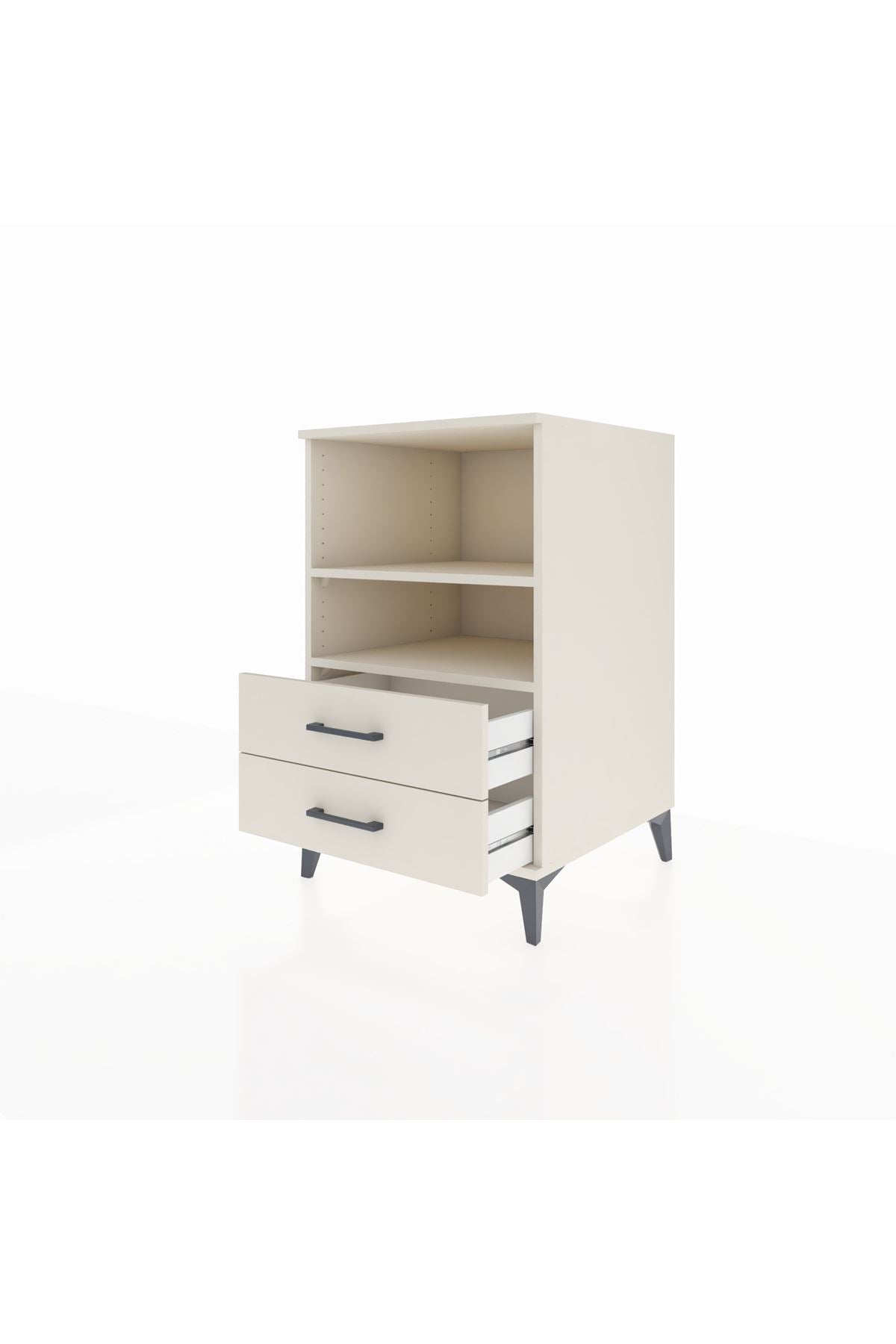 Kronos Komodin 2 Raflı 2 Çekmeceli 60x59x96 - S80M004V1C