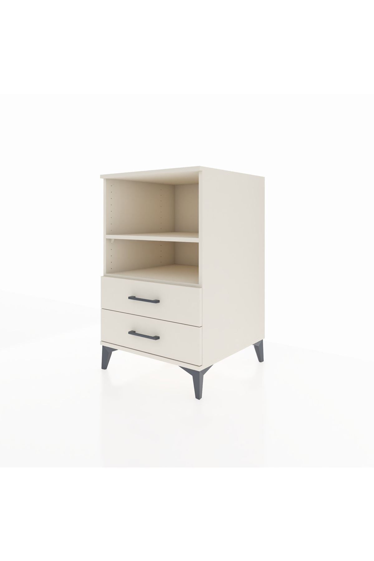 Kronos Komodin 2 Raflı 2 Çekmeceli 60x59x96 - S80M004V1C