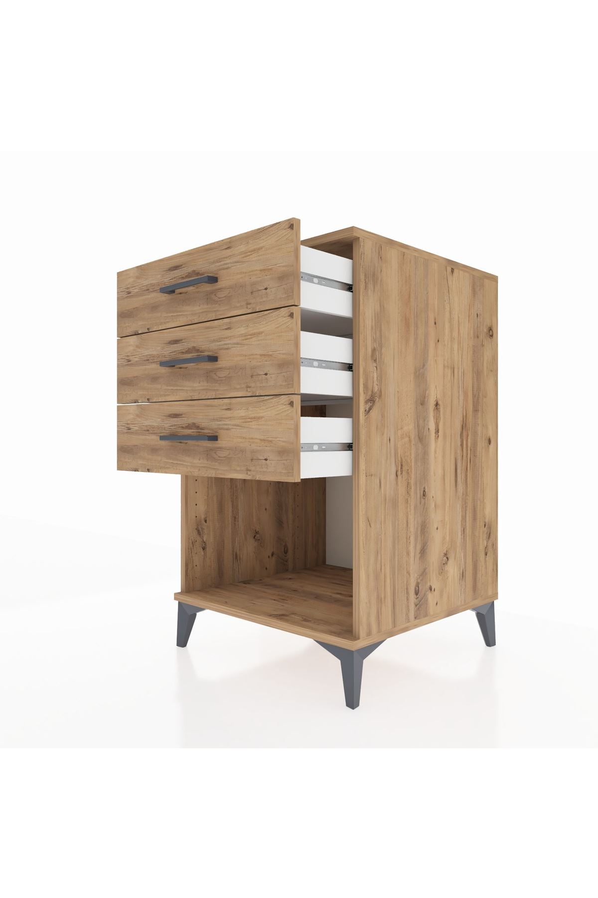 Kronos Komodin 3 Çekmeceli 60x59x96 - S80M002V9C
