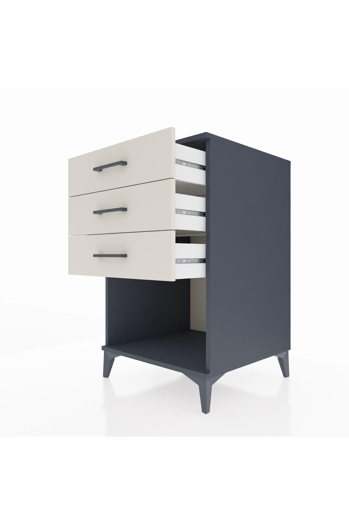 Kronos Komodin 3 Çekmeceli 60x59x96 - S80M002V4C