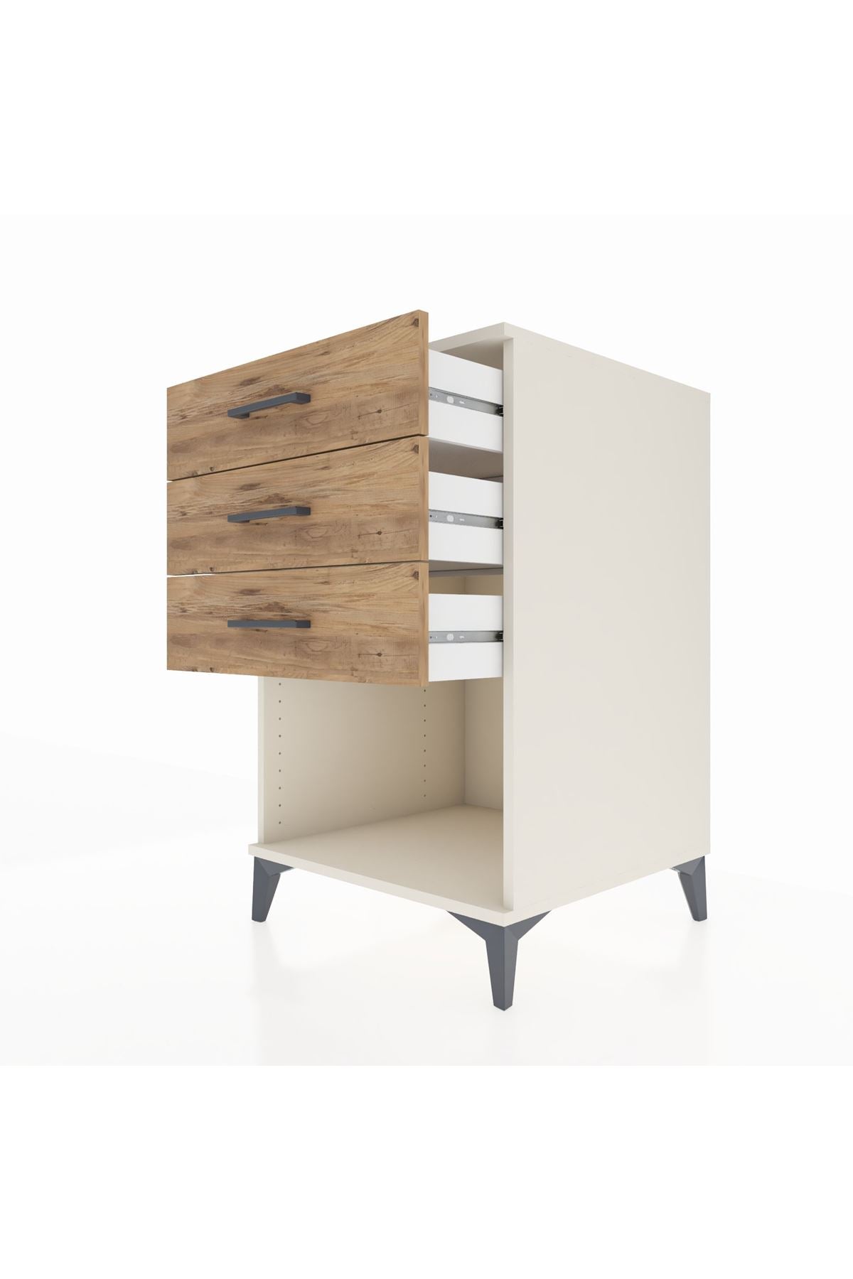 Kronos Komodin 3 Çekmeceli 60x59x96 - S80M002V3C