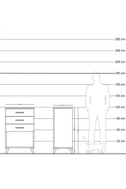 Kronos Komodin 3 Çekmeceli 60x59x96 - S80M002V2C