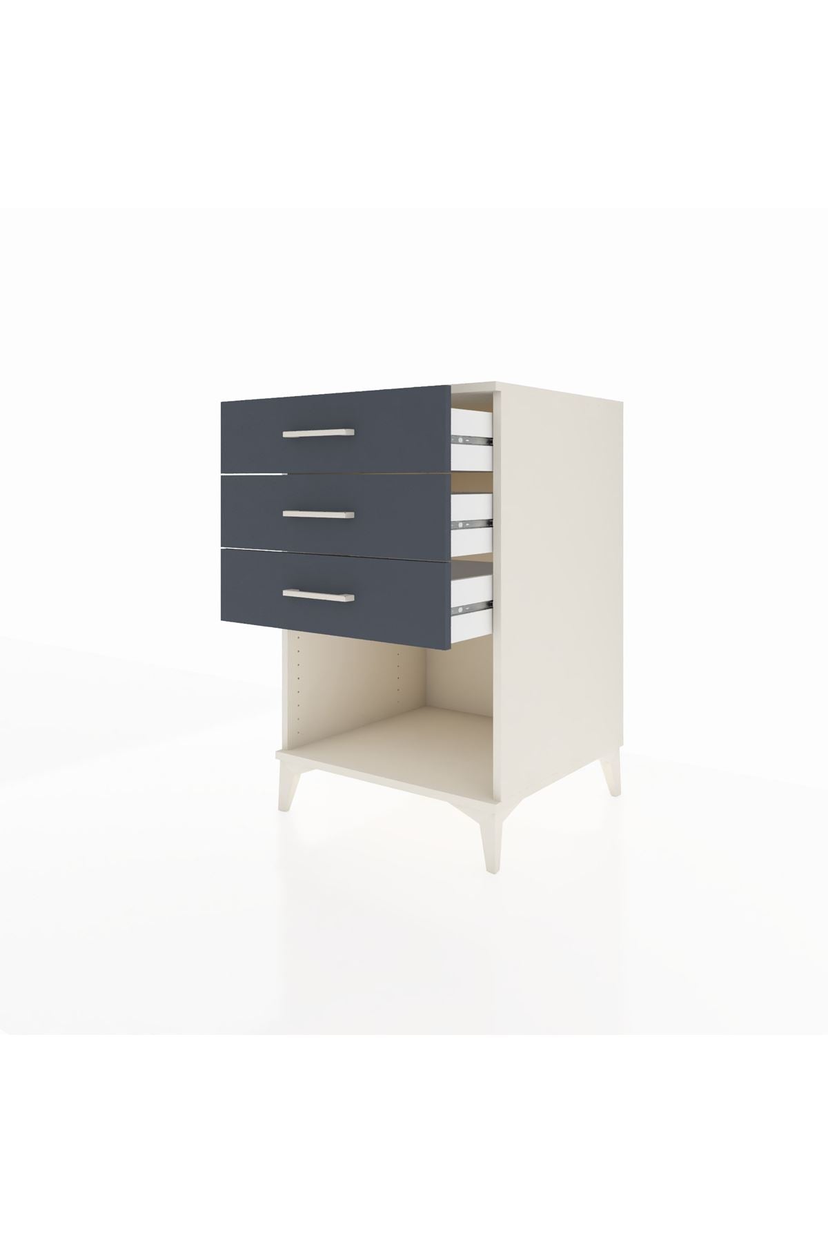 Kronos Komodin 3 Çekmeceli 60x59x96 - S80M002V2C