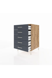 Kronos Komodin 5 Çekmeceli 60x59x96 - S80M001V8C