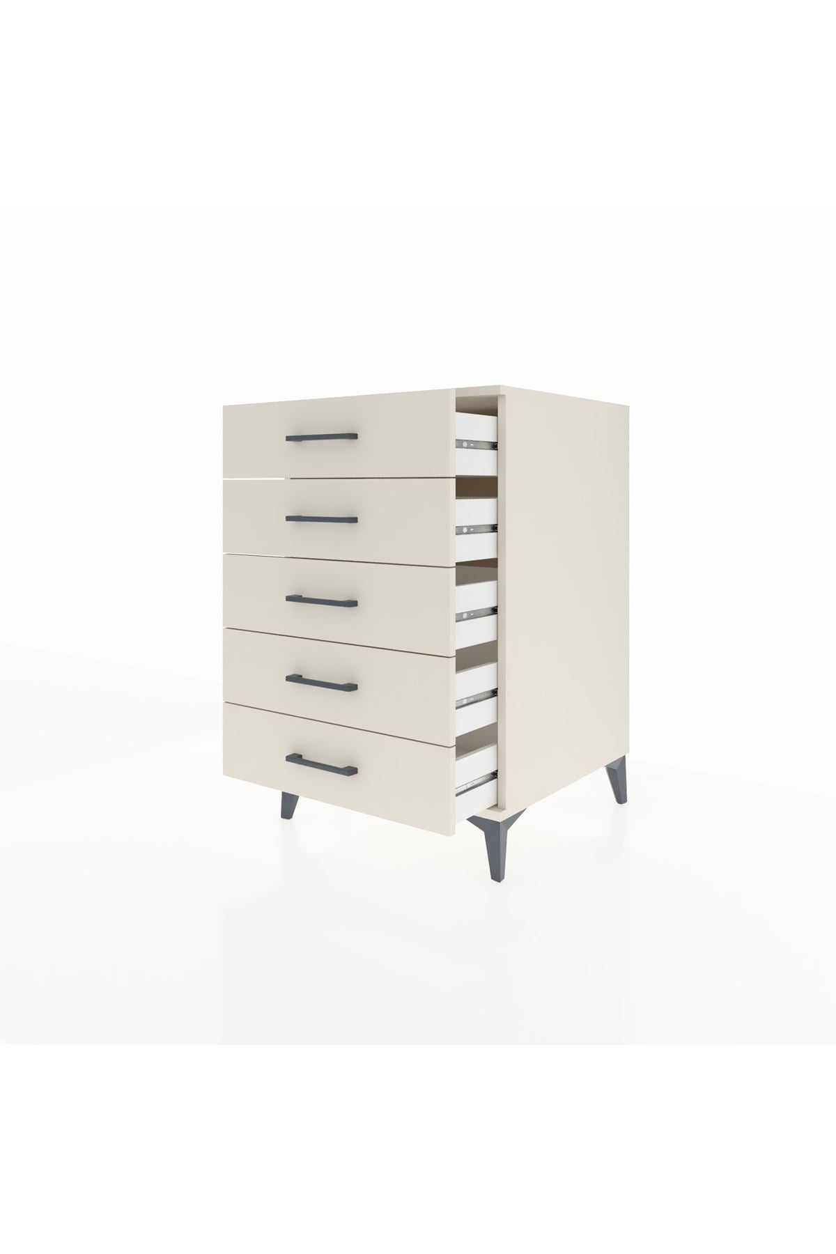 Kronos Komodin 5 Çekmeceli 60x59x96 - S80M001V1C