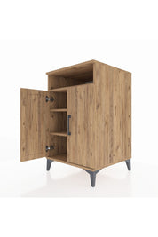 Kronos Komodin 3 Raflı 2 Kapaklı 60x59x96 - S80M043V9C