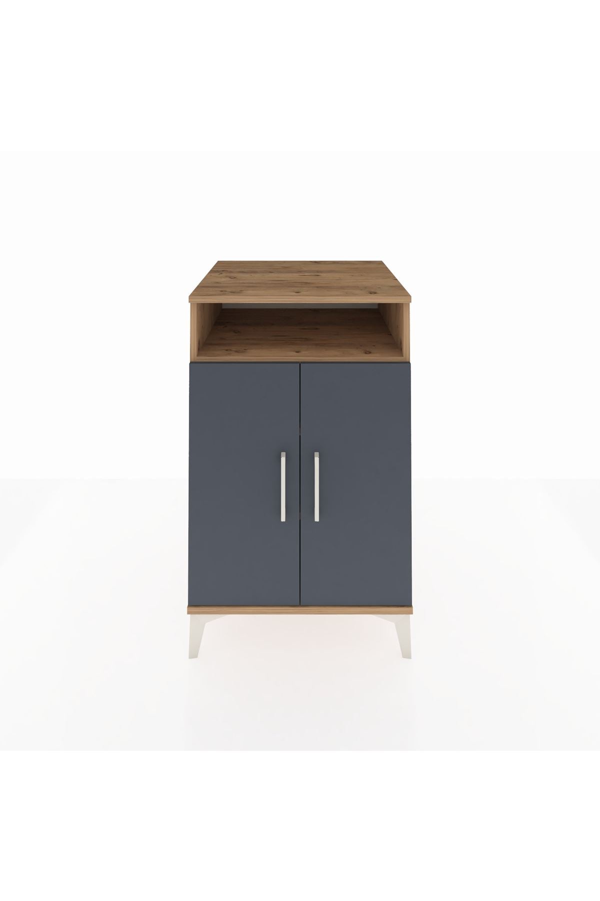 Kronos Komodin 3 Raflı 2 Kapaklı 60x59x96 - S80M043V8C
