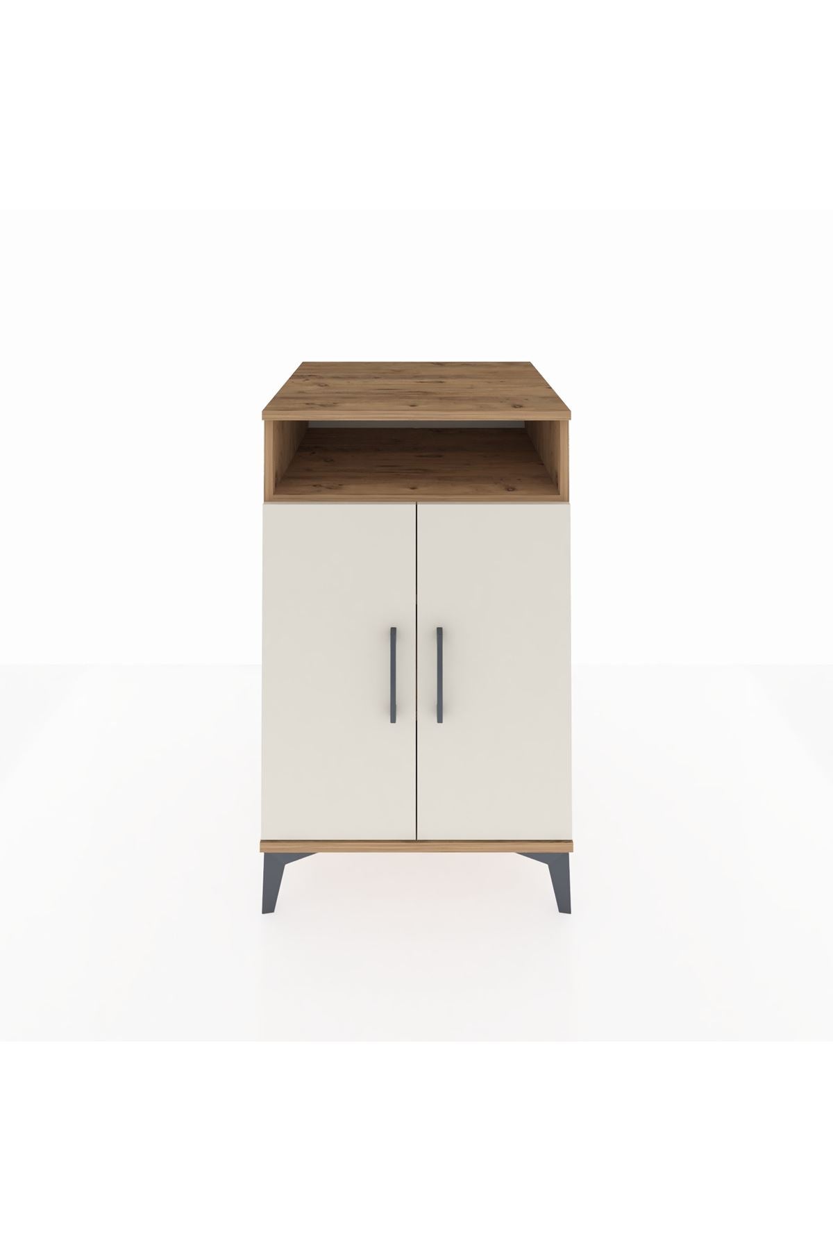 Kronos Komodin 3 Raflı 2 Kapaklı 60x59x96 - S80M043V7C