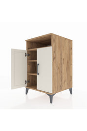 Kronos Komodin 3 Raflı 2 Kapaklı 60x59x96 - S80M043V7C